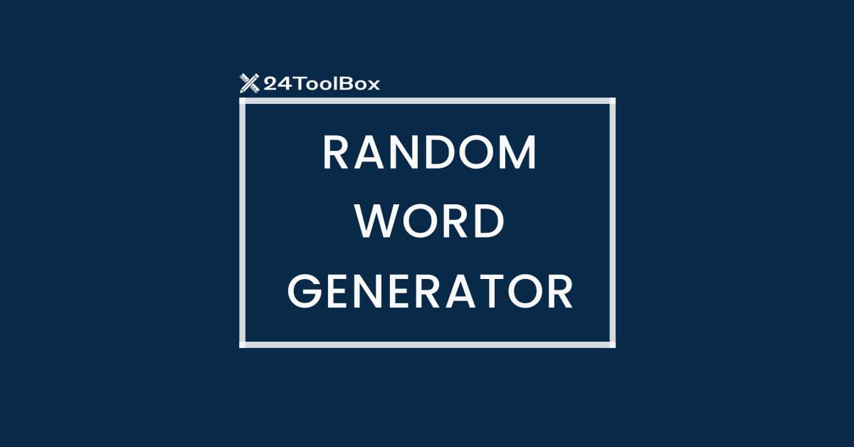random word genrator